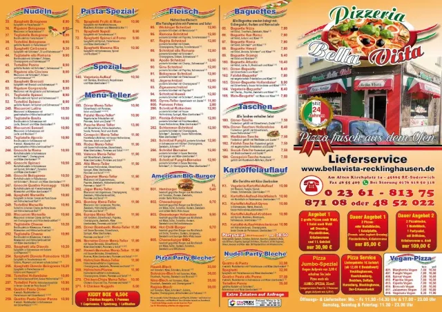 BookNoFees: Restoran – Bella Vista Pizzeria – Recklinghausen – Bella Vista Pizzacı, fotoğraf 2