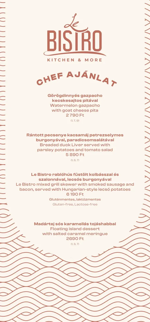 BookNoFees: Restoran – Le Bistro – Budapest – Bistro, fotoğraf 2
