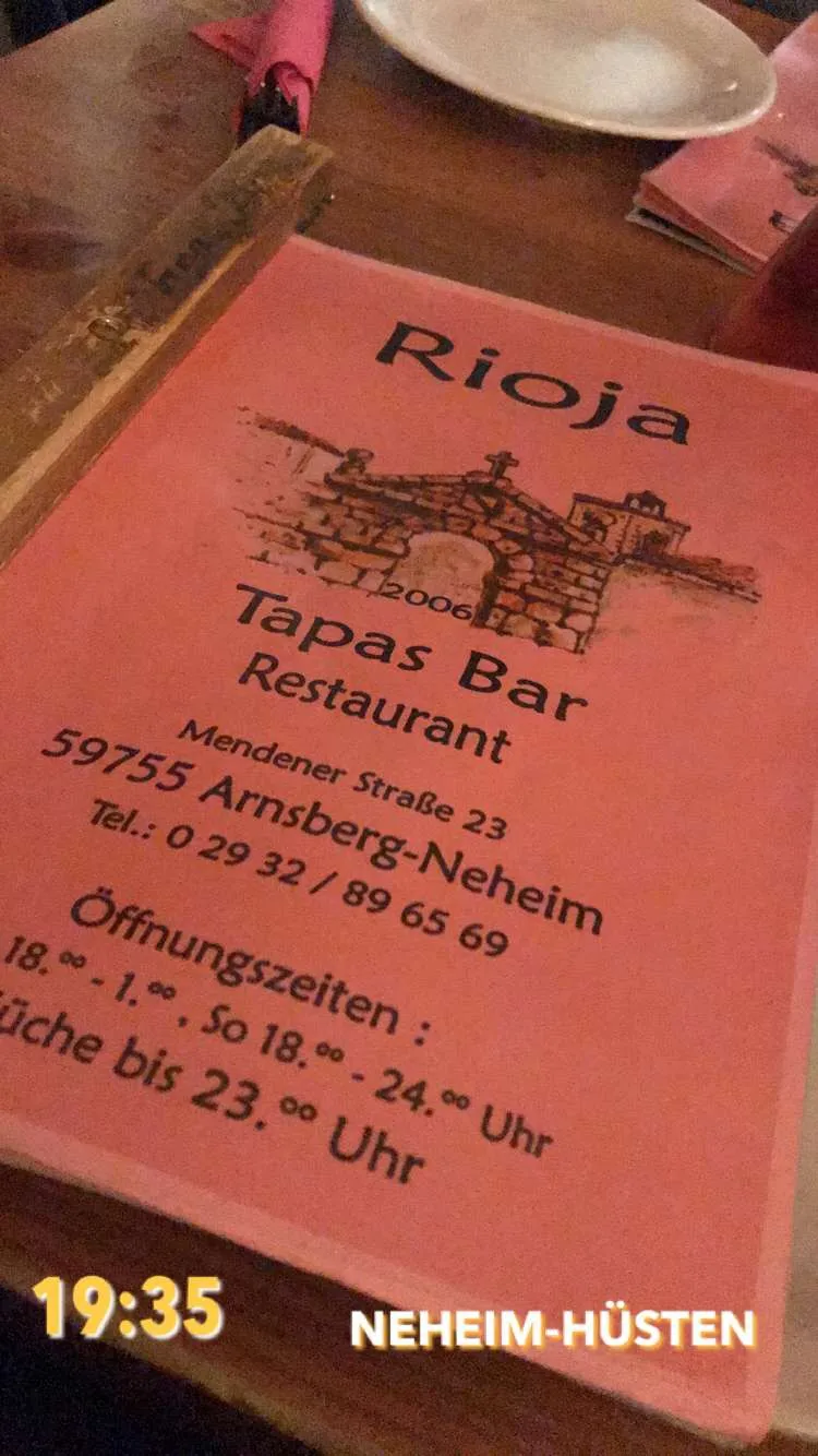 BookNoFees: Restoran – Rioja Tapas-Bar – Arnsberg-Neheim – Rioja Tapas Barı, fotoğraf 1