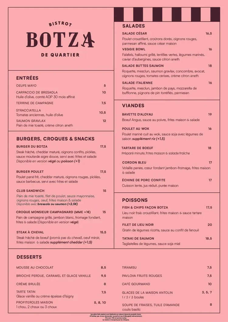 BookNoFees: Restoran – Botza – Paris – Ses, fotoğraf 1