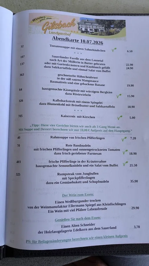 BookNoFees: Restoran – Landgasthof Gilsbach – Winterberg – Gilsbach Kırsal Hanı, fotoğraf 2