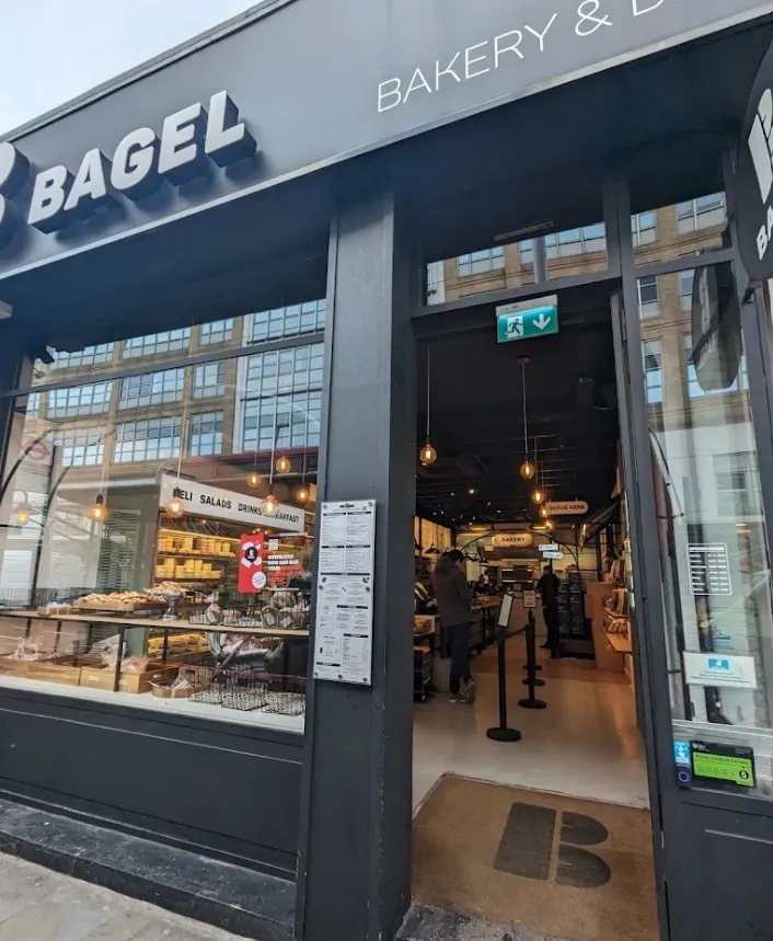 BookNoFees: Kafe – B Bagel Bakery Bar – London – B Bagel Fırın ve Bar, fotoğraf 1