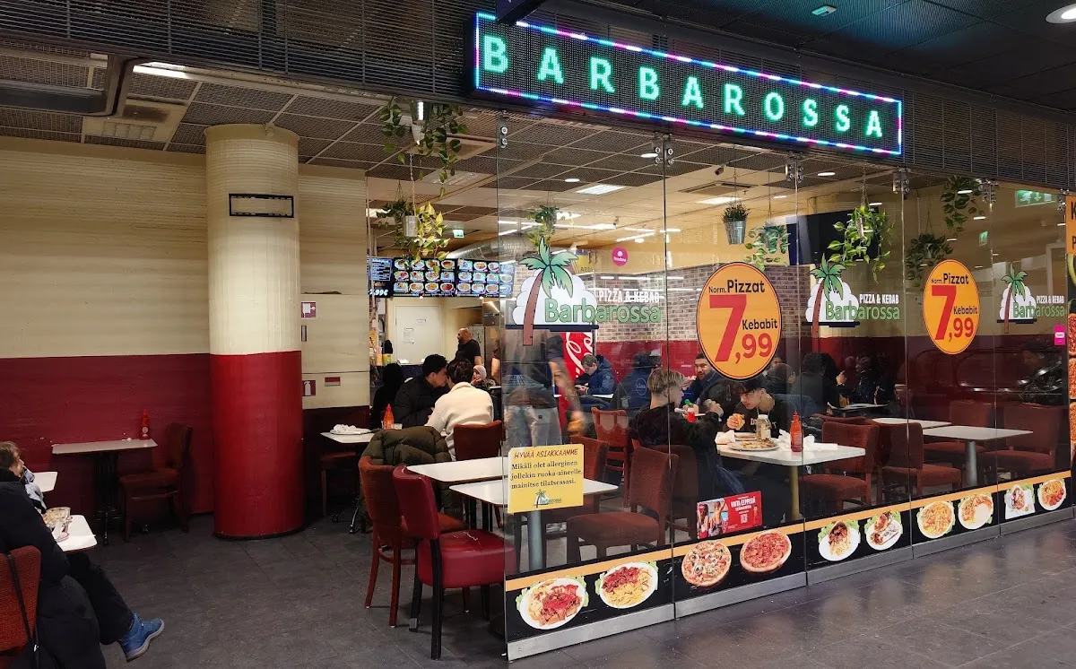 BookNoFees: Restoran – Barbarossa Pizza & Kebab – Helsinki – Barbarossa Pizza & Kebab, fotoğraf 1