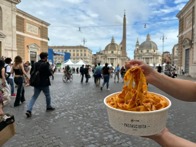 BookNoFees: Atıştırmalık büfesi – Pastasciutta – Rome – Makarna, fotoğraf 3