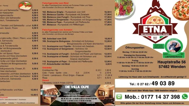 BookNoFees: Restoran – Etna Pizzeria – Wenden – Etna Pizzeria, fotoğraf 2