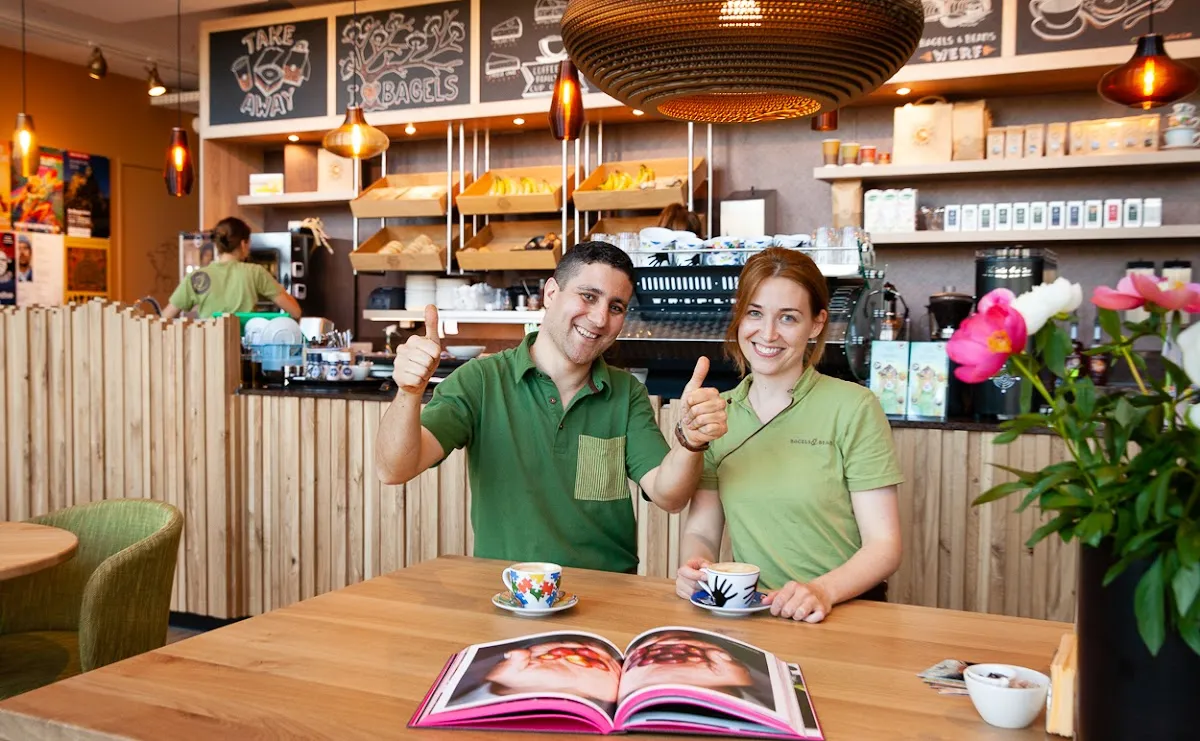 BookNoFees: Restoran – Bagels & Beans – Amsterdam – Bagels & Beans, fotoğraf 1